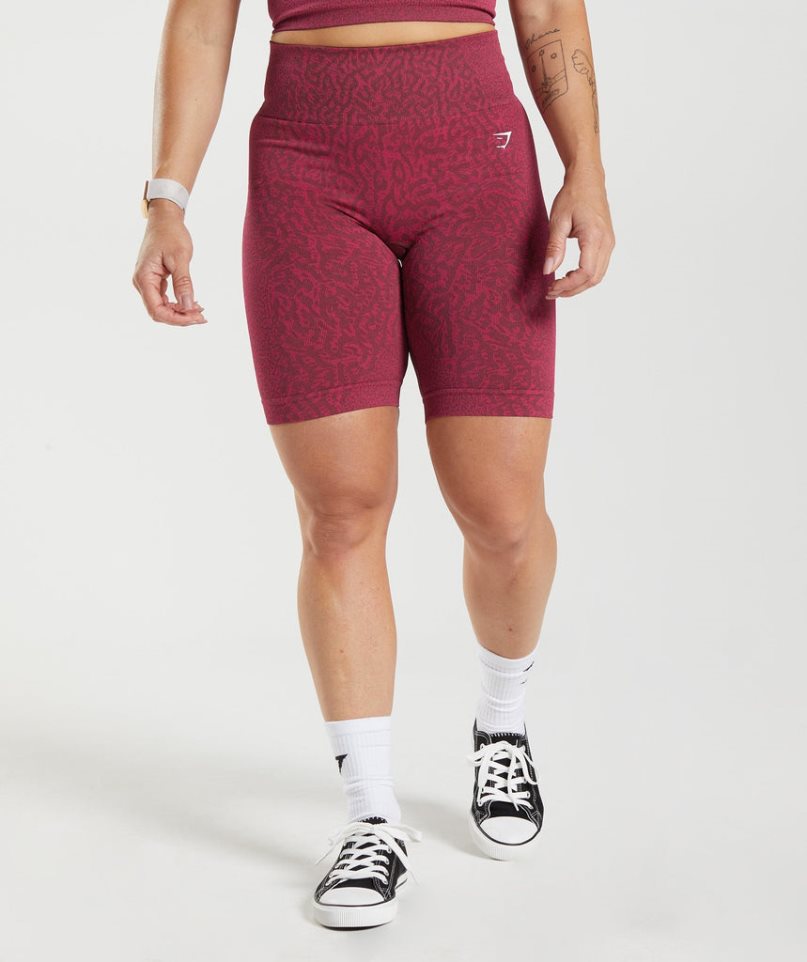 Szorty Gymshark Adapt Animal Seamless Cycling Damskie Fuksja | PL 871HNX